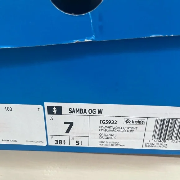 adidas sambas pink size 7 women - Picture 7 of 7